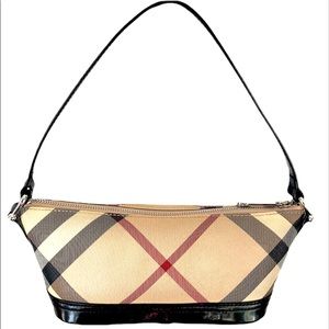 Burberry Nova Check Pouch Shoulder Bag